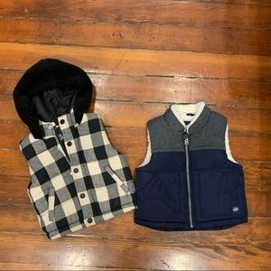 2 toddler down vests 18-24 no. Gap & Art Class (target)